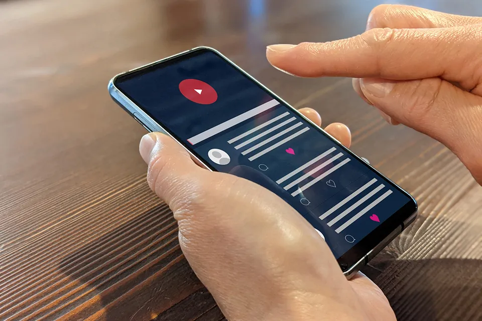 スマホで動画再生